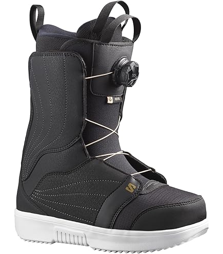 SALOMON/サロモン IVY BOA SJ BOA Black 23.5 2025 Salomon Ivy BOA SJ BOA Women's Snowboard Boots — Superior