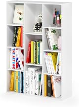 Furinno LUDER Book Shelf 11-Cube Reversible White 73.9W x 105.9H x 23.9D cm