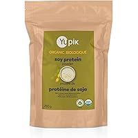 Yupik Organic Soy Protein Powder 250g, 90% Protein Content, USDA Certified, Non-GMO, Vegan, Gluten-Free, Kosher, Superfood Hi
