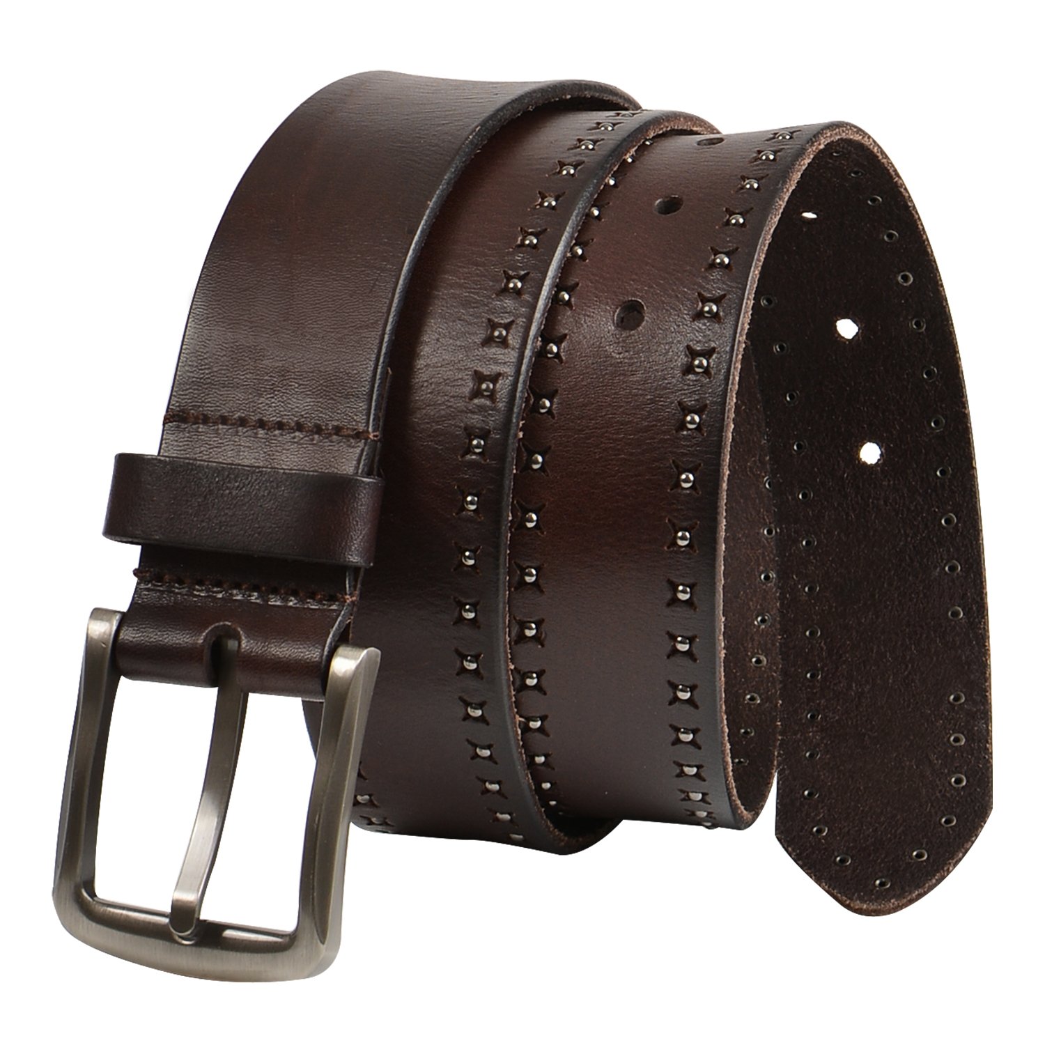 Buy GSG Mens Rivet Leather Belts Stylish Studded Belts for Men Punk