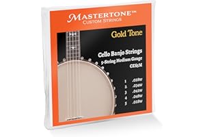 Gold Tone 5-String Cello Banjo Strings, Medium Gauge