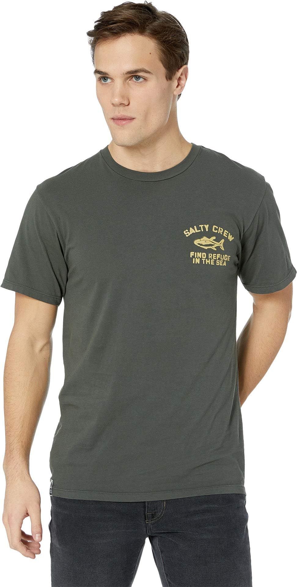 Salty Crew Men's Vandal Overdyed Short Sleeve Tee