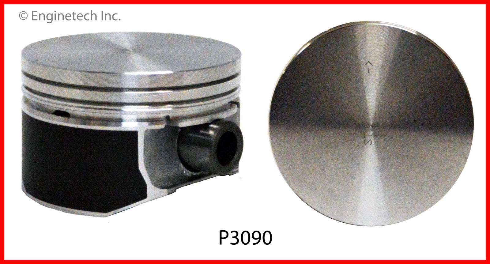 Engine Piston Set P3090(6).75 Hawk by Enginetech