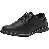 Nunn Bush Mens Otto Plain Toe Oxford Leather Lace Up with Lightweight Sole