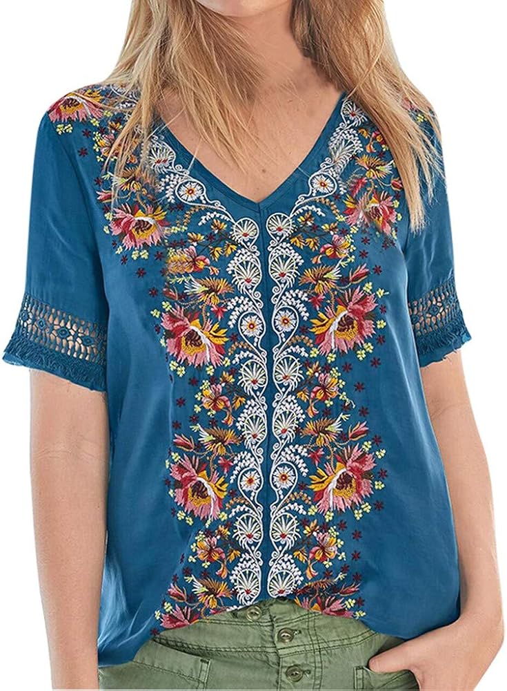 blusas hawaianas para mujer