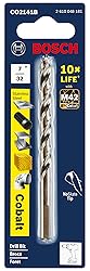 BOSCH CO2141B 7/32 in. x 3-3/4 in. Cobalt M42 Drill