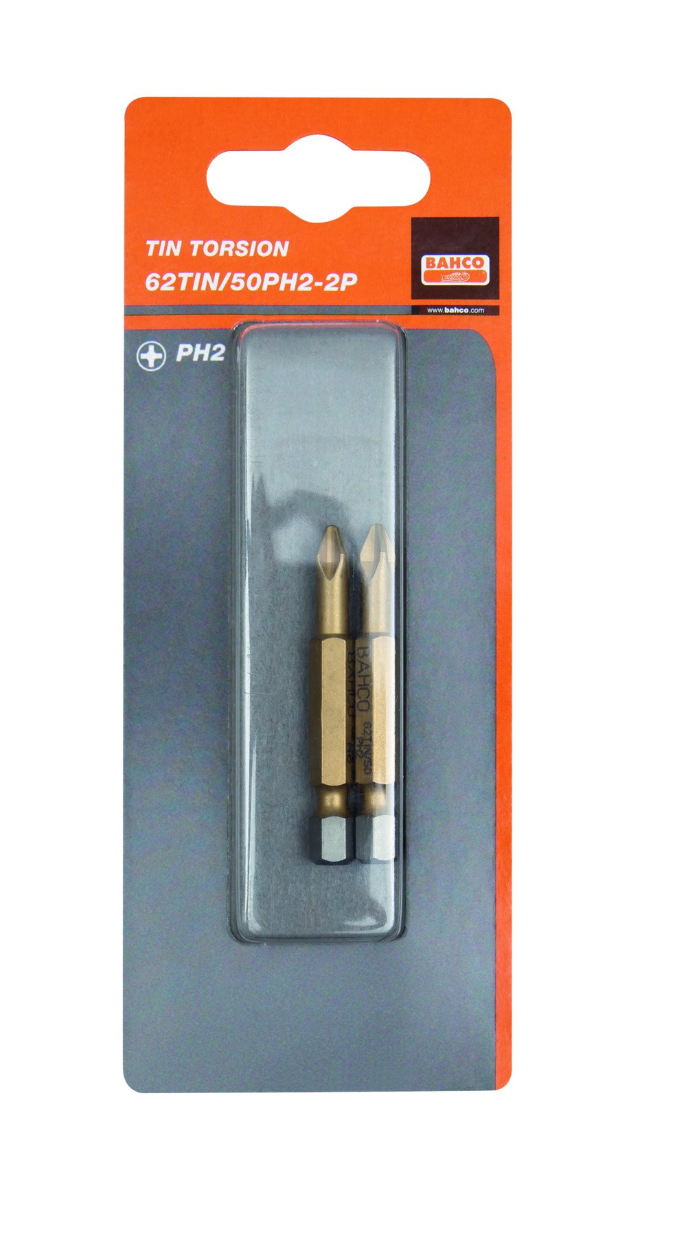 2XBITS PH2 50MM 1/4 TIN