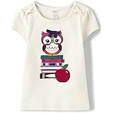 Gymboree Girls and Toddler Embroidered School T-Shirt