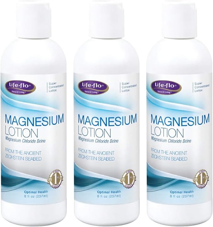 Magnesium Lotion, 8 Oz by LifeFlo (Pack of 3) Amazon.ca Health