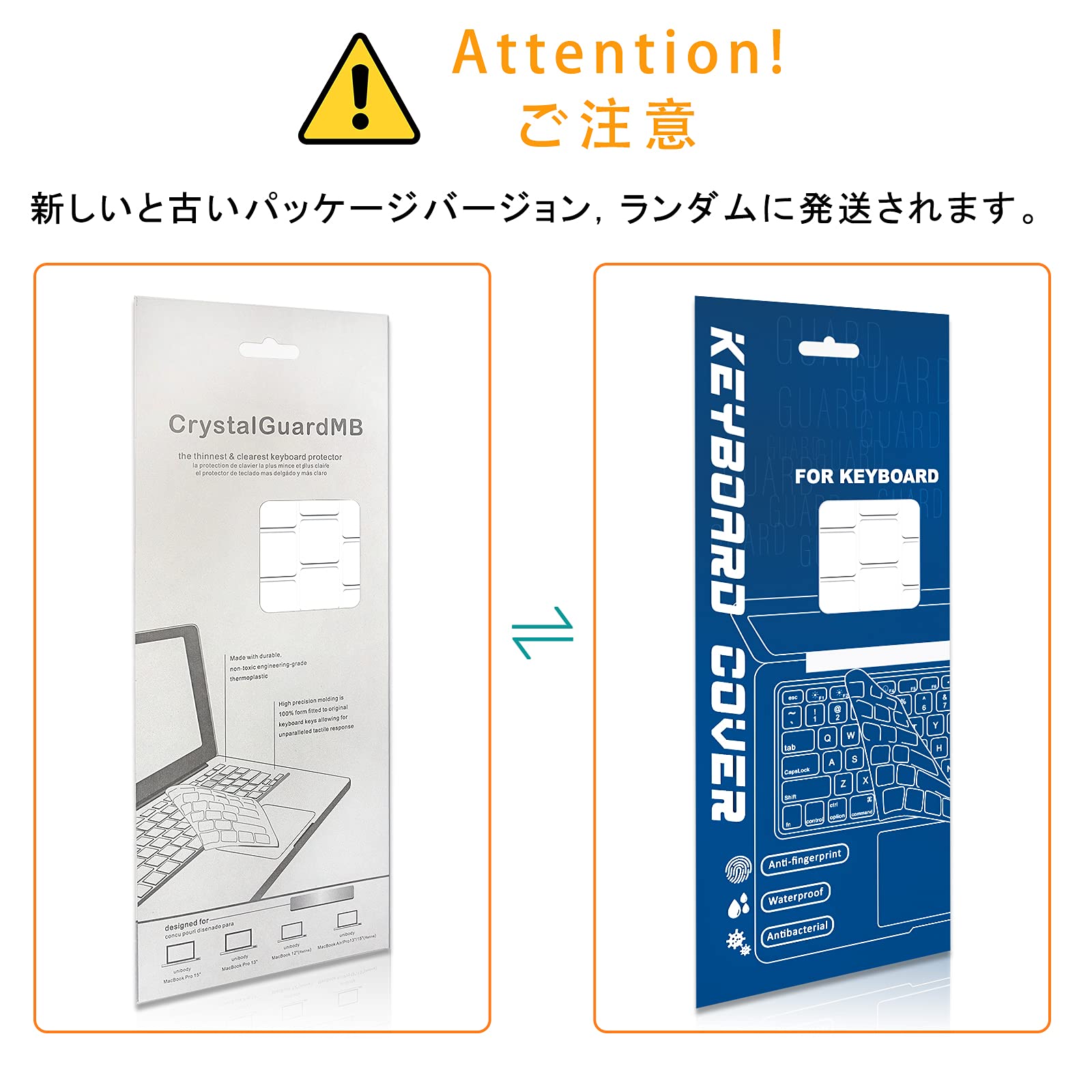 [US Keyboard Version - 2021 Spring Improved Model] MacBook Pro 13/15 inch Keyboard Cover (2016/2017/2018) Touch Bar English Support A2159 / A1706 / A1707 / A1989 / A1990 Waterproof / Dustproof Ultra