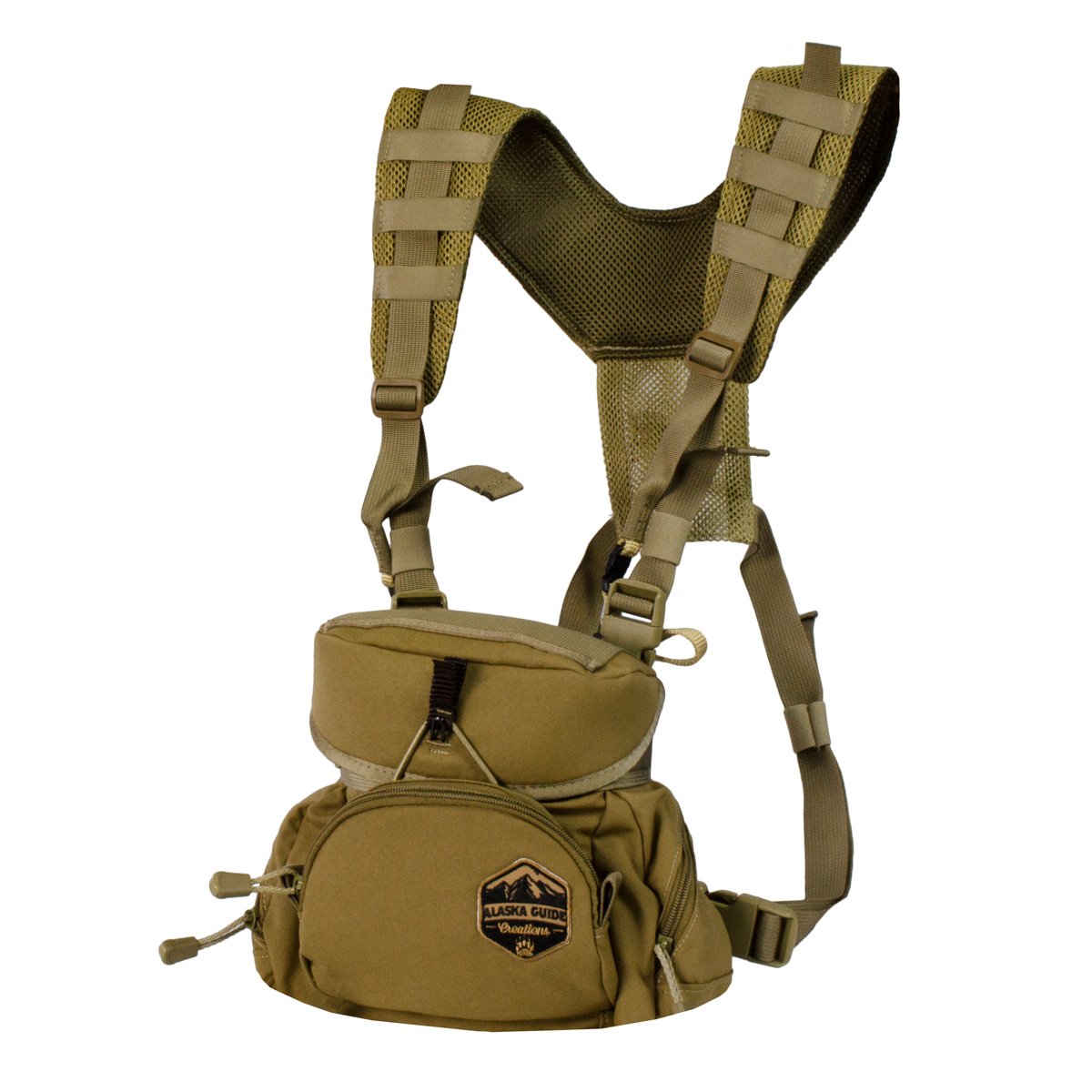 Alaska Guide Creations X50 Classic Bino HarnessCoyote
