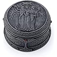 Veronese Design Celtic Triple Goddess Maiden Mother Crone Trinket Box