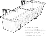 com-four 4x flower box holder for parapets balcony railings anthracite view 4