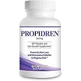 Propidren by HairGenics - DHT Blocker with Saw Palmetto To Prevent Hair Loss and Stimulate Hair Follicles to Stop Hair Loss and Regrow Hair.