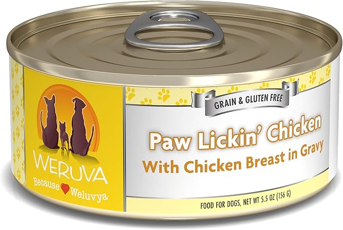 paw lickin chicken dog food