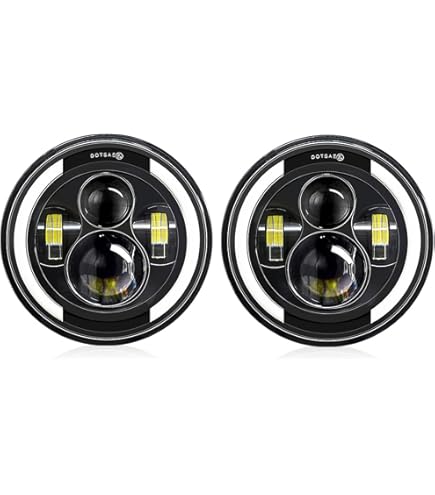 MFC PRO 12V Motorcycle Crystal Headlight Assembly Round Clear Head