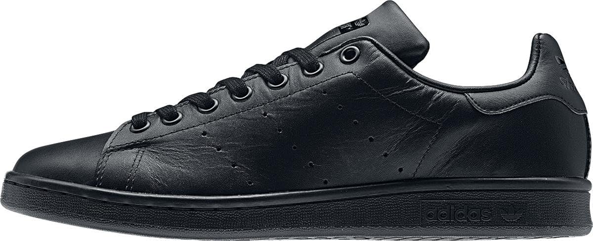 black adidas stan smith trainers