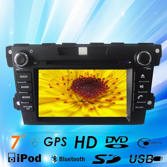 Amazon Com 7 Car Dvd Gps Navigation Radio Audio Bluetooth Ipod Tv For Mazda Cx 7 07 12 With Radio Am Fm Ipod Interface Bluetooth Hands Free Usb Aux Input Us Canada Map Plug Play Installation
