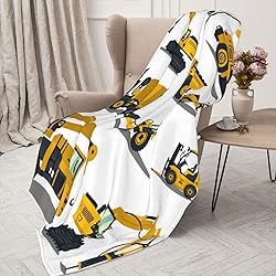 Construction Truck Tractor Excavator Soft Throw