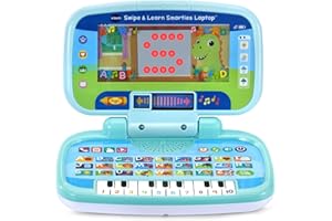 VTech Swipe and Learn Smarties Laptop, Blue