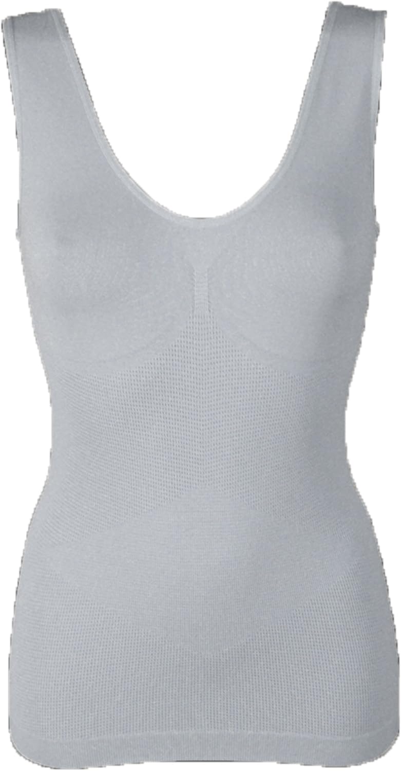 SLEEX Shapewear figuurvormend damesonderhemd (met hogere rug) (44042), kleur zwart, maat S/M