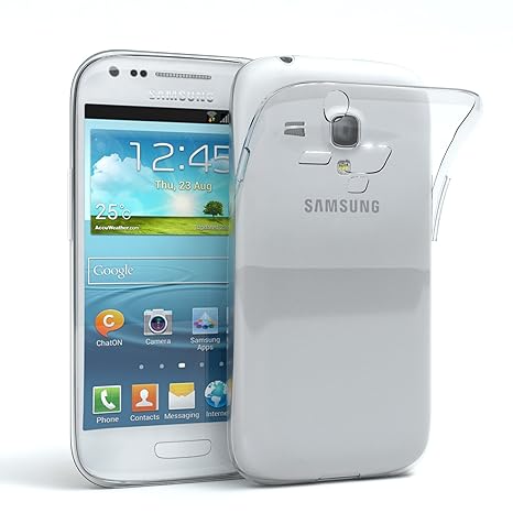 EAZY CASE Hülle für Samsung Galaxy S3 Mini Schutzhülle Silikon, Ultra dünn, Slimcover, Handyhülle, Silikonhülle, Backcover, D