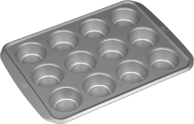 Tala 12 Cup Muffin Tin Non-Stick Carbon Steel Baking Tray 34.4 x 26.0 cm