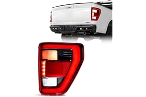SPBREW LED Tail Lights Assembly For 2021 2022 2023 Ford F150 F-150 with LED and Blind Spot Radar Tail Lamps Right Passenger S
