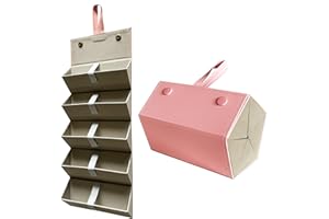 LONGJET CRAFTING THE CORE LJ Longjet Sunglasses Organizer Travel Glasses Case 5 Slots Multiple Pairs Eyeglasses Storage Box Hanging Eyewear Holder