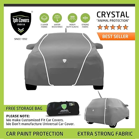 Tph Crystal Indoor Custom Fit Car Cover Piping For Maruti Suzuki A