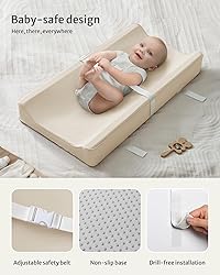 Blissful Diary Vegan Leather Baby Changing Pad with