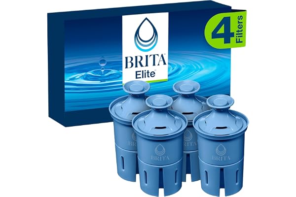 Brita Elite Replacement Filter, Reduces 30+ contaminants While Keeping Healthy Minerals, WQA Certified to Reduce Lead, Microp