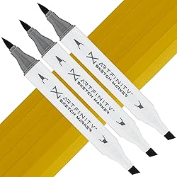 Artfinity Sketch Marker Sets - Set of 3 - Mustard