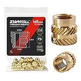 Zwmssll M6 Threaded Inserts Heat Set Insert,22