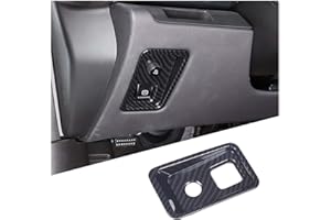 CHEAYAR Parking Brake Button Switch P Button Cover Compatible with Chevrolet Corvette C8 2020-2023, Electronic Parking Handbrake Panel Cover Trim, C8 Accessories (ABS-Carbon Fiber Pattern)