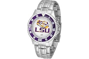 SunTime Men's Competitor 40mm Quartz Watch, 20mm Stainless Steel Strap, Gameday Dial