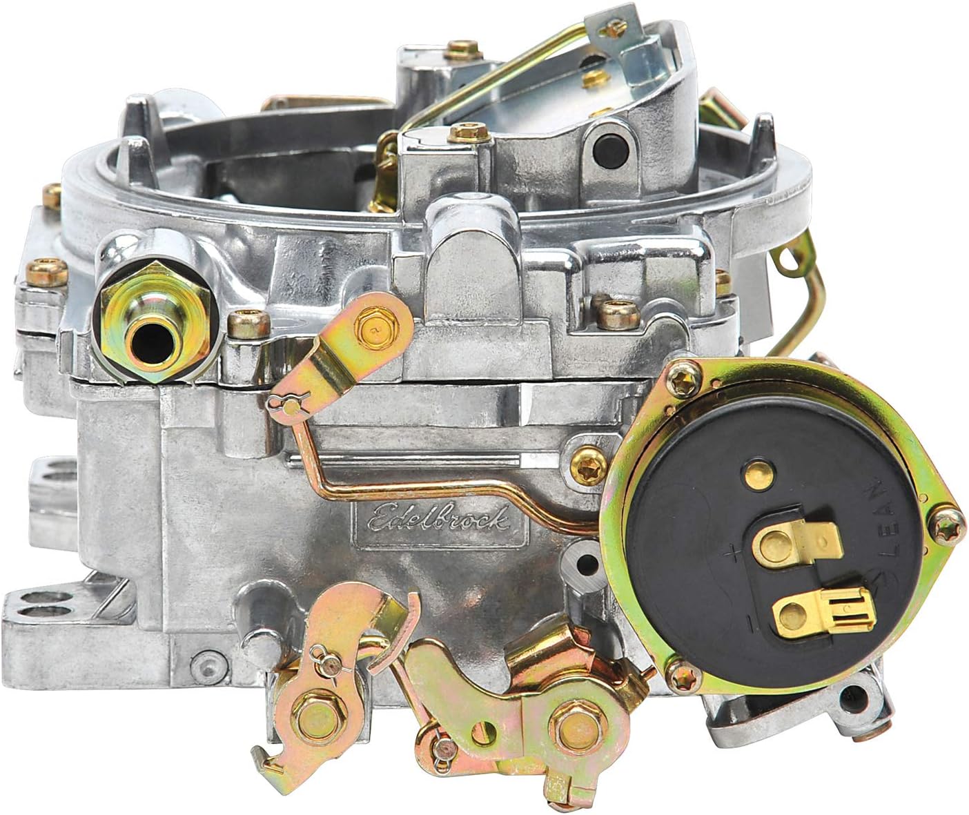 Edelbrock 1406 Performer 600 CFM Square Bore 4-Barrel Air Valve Secondary Electric Choke Carburetor: Automotive