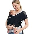 Momcozy Baby Carrier AirMesh - The Perfect Summer Sling for Newborns to Toddler 8-35 lbs - Cooling Fabric Baby Wrap, Hands Free, Lightweight and Ergonomic, Black