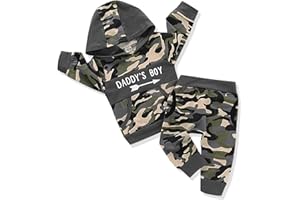 SAEABY Toddler Baby Boy Clothes Infant Newborn Boy Outfit Long Sleeve Hoodie Sweatshirt Pants Fall Winter Clothes Set