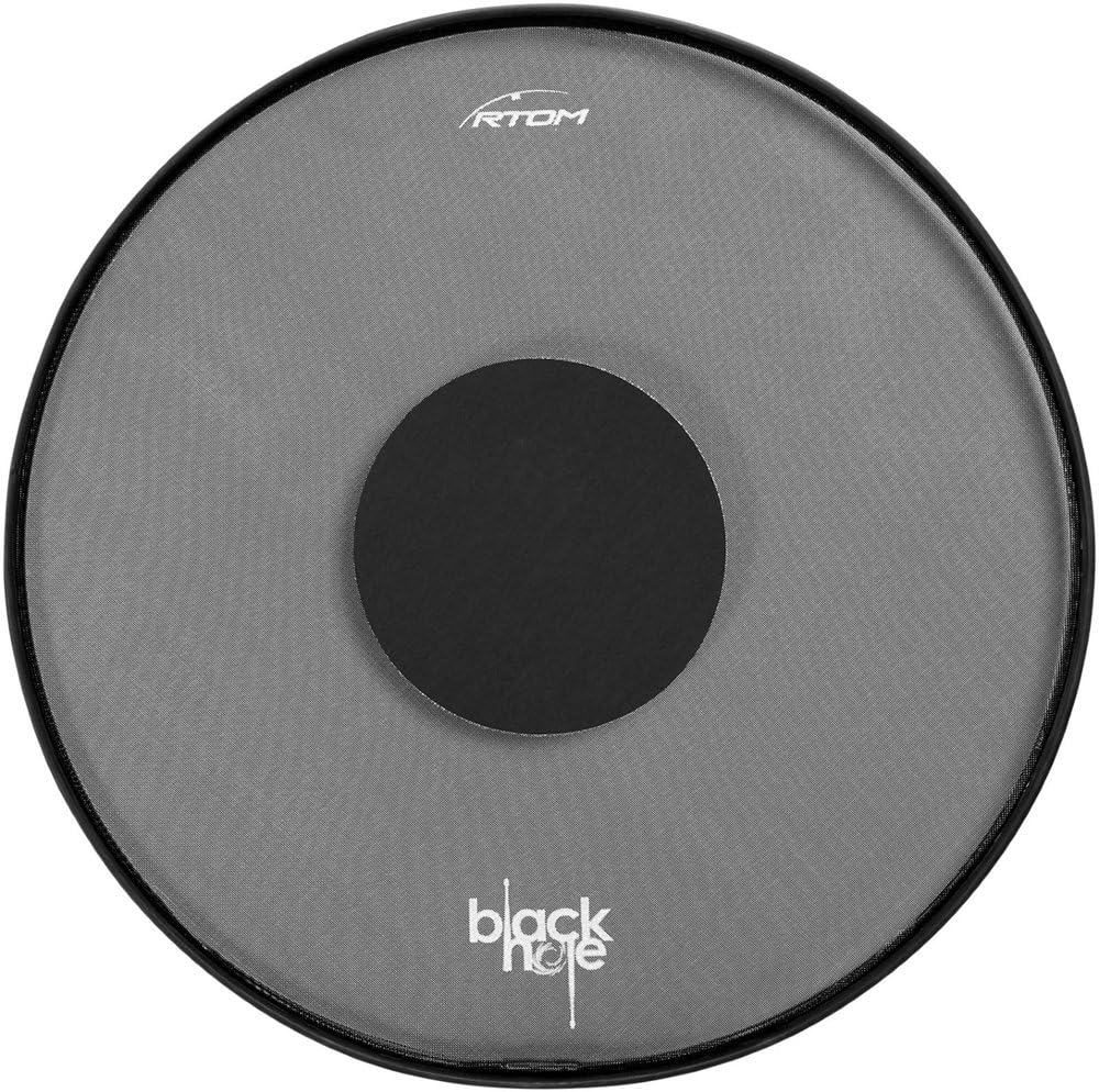 RTOM BLACK HOLE BLKHOL10 Black Hole Drum Head, 10Inch BigaMart