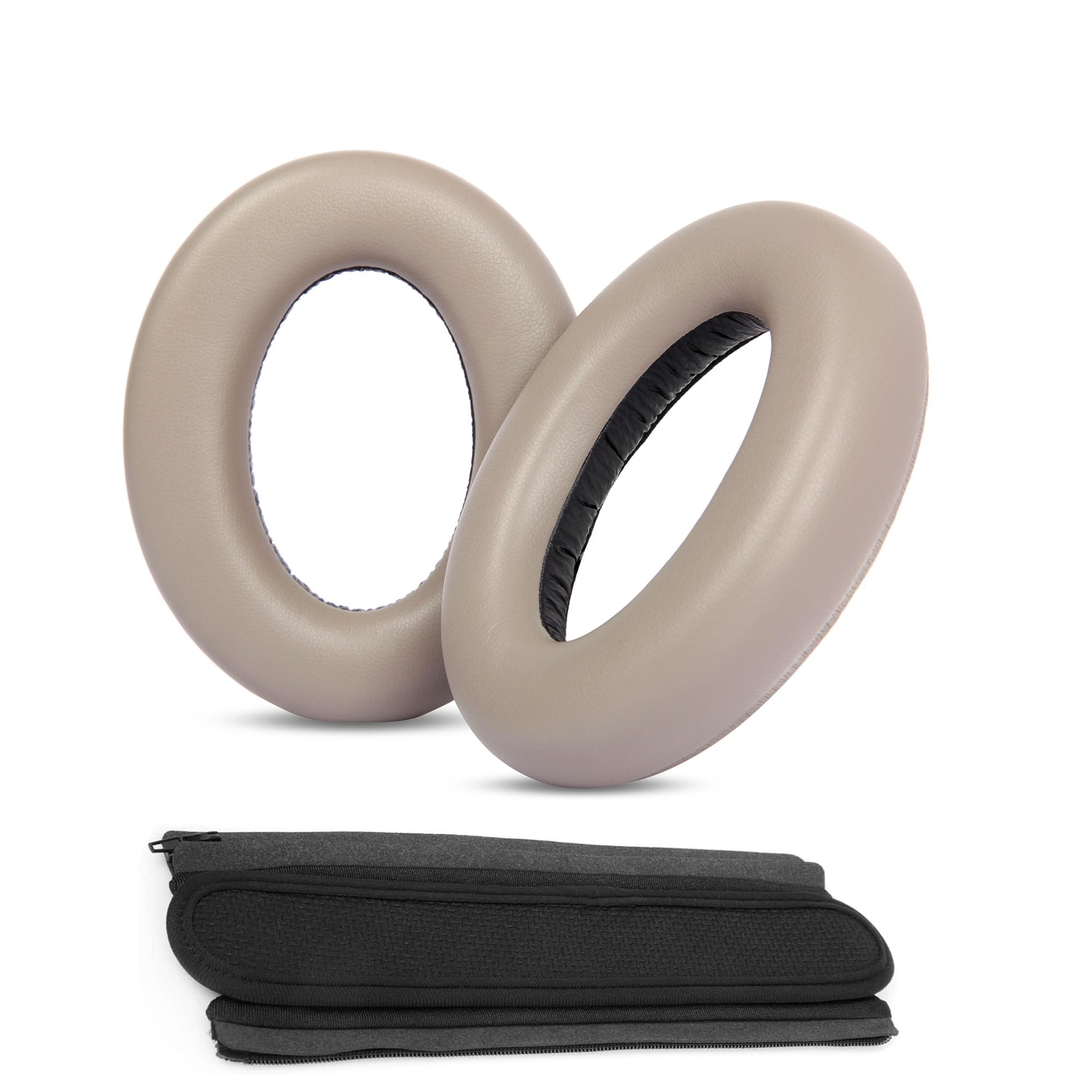Momentum 4 Earpads and Headband cover Compatible with Sennheiser Momentum 4 Wireless Headset(Protein Leather and Memory Foam ear cushions)