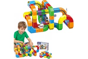 Electric Train Set, 123Pcs Flexible Race Track Toy with Motorized Car, 3D Gravi-ty-Defying Tracks, Click Rail Electric Train 