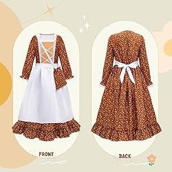 Meland Pioneer Dress for Girls - Colonial Floral