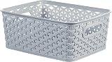 Curver My Style Small Rectangular Storage Basket 4L Blue Pack of 4 view 2