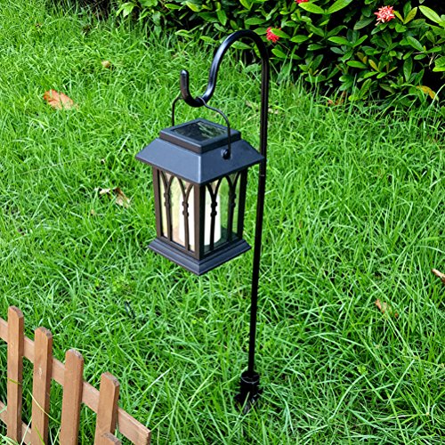 image for LEDMOMO Solar LED Lantern Outdoor Solar Powered Hanging Lights Vintage