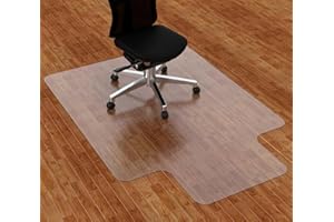 Amyracel Chair Mat for Hardwood Floor, 36” x 48” Computer Desk Chair Mat, Easy Glide Office Floor Protector Mat for Home Office