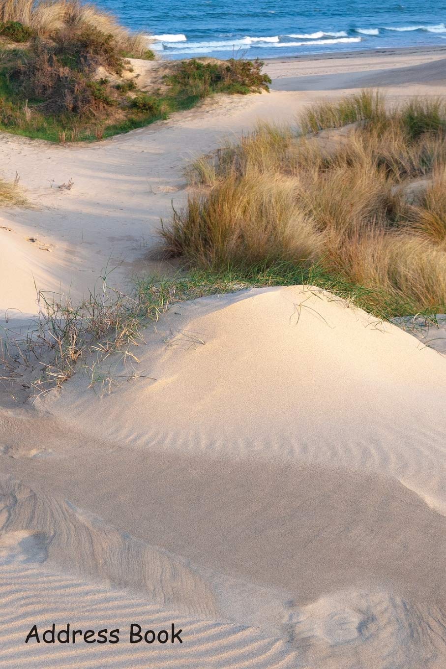 Address Book: For Contacts, Addresses, Phone, Email, Note,Emergency Contacts,Alphabetical Index With Shapes in the sand