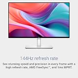 Dell S2425HSM 24 Monitor 1080p 144Hz IPS 1ms FreeSync 99% sRGB view 3