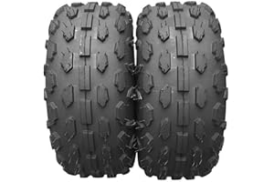 MOTORHOT Set of 2 145/70-6 ATV Go Kart Tires 4Ply Rated Compatibles with Small ATV
