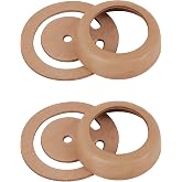 Pitcher Pump Leathers Repair Kit, 2 Sets of Lower Valve Leathers and Leather Cups for Hand Well Pump No.2 Pitcher Pump Replacement Parts for Repair and Maintenance